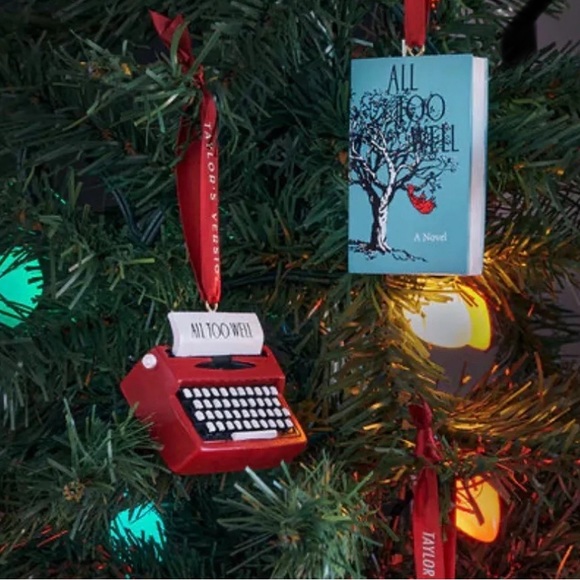 Taylor Swift Red Era All Too Well Typewriter Ornament NWT - Picture 2 of 10